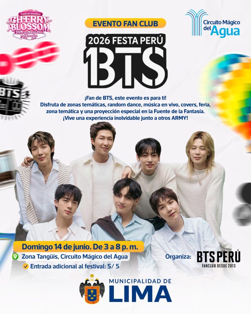 BTS Festa 2026 en Circuito Mágico del Agua