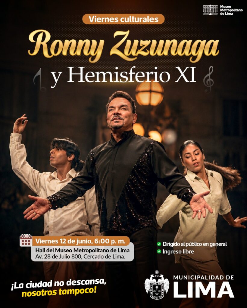 Viernes Culturales con Ronny Zuzunaga