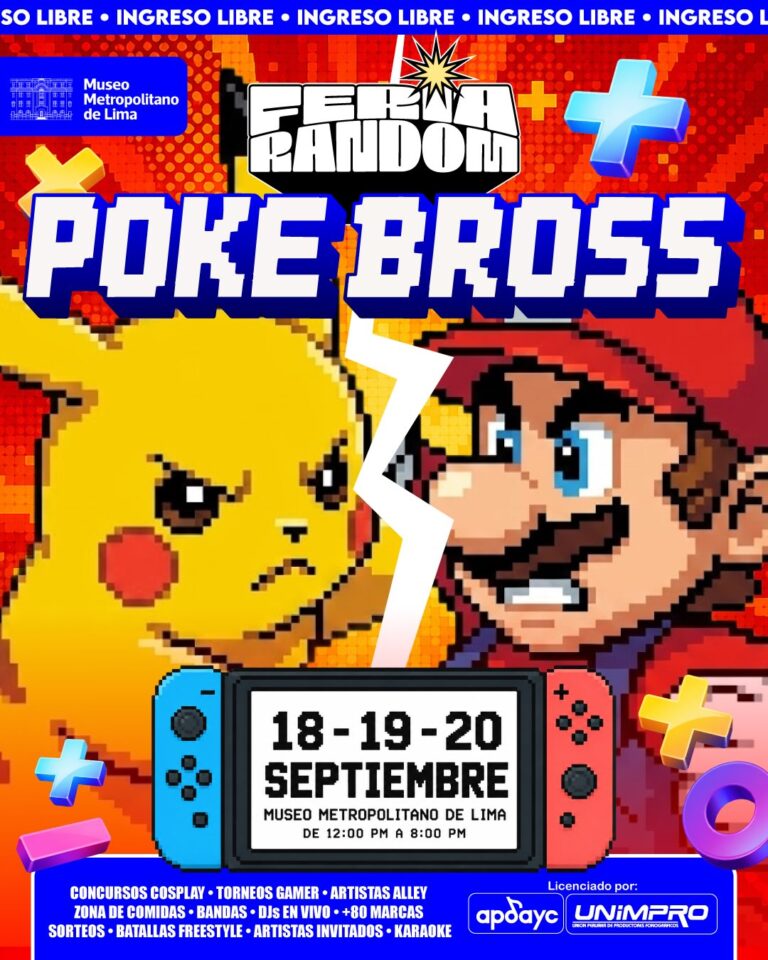 Feria Random Poké Bross 2026 en Museo Metropolitano de Lima